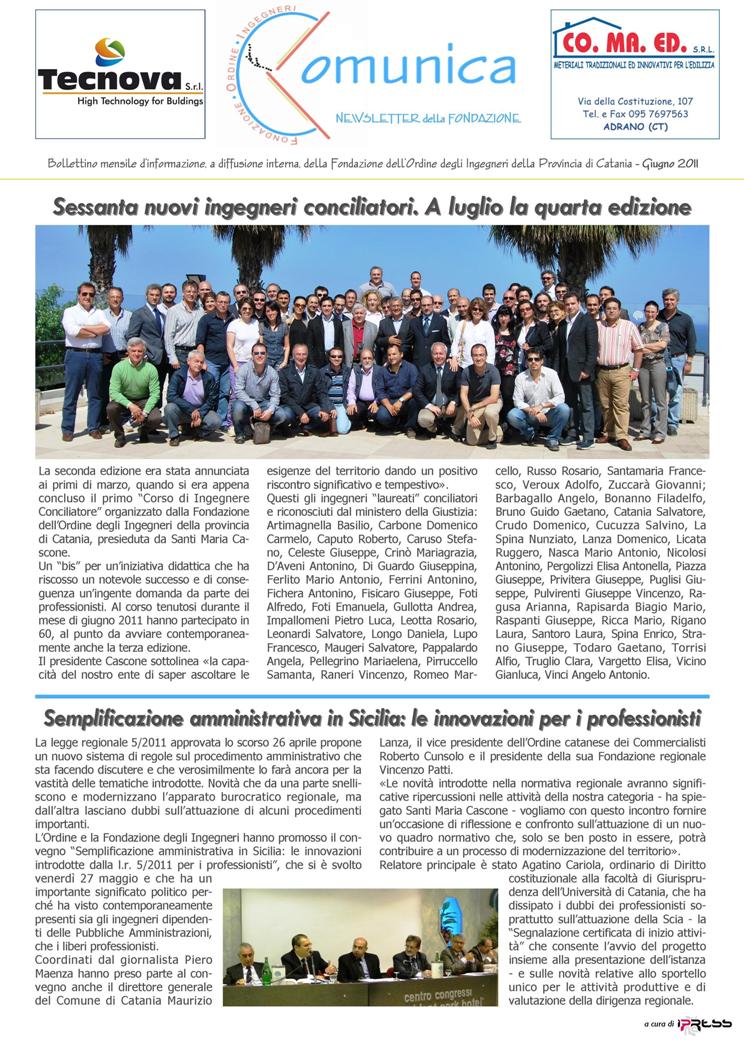 Newsletter_GIUGNO11
