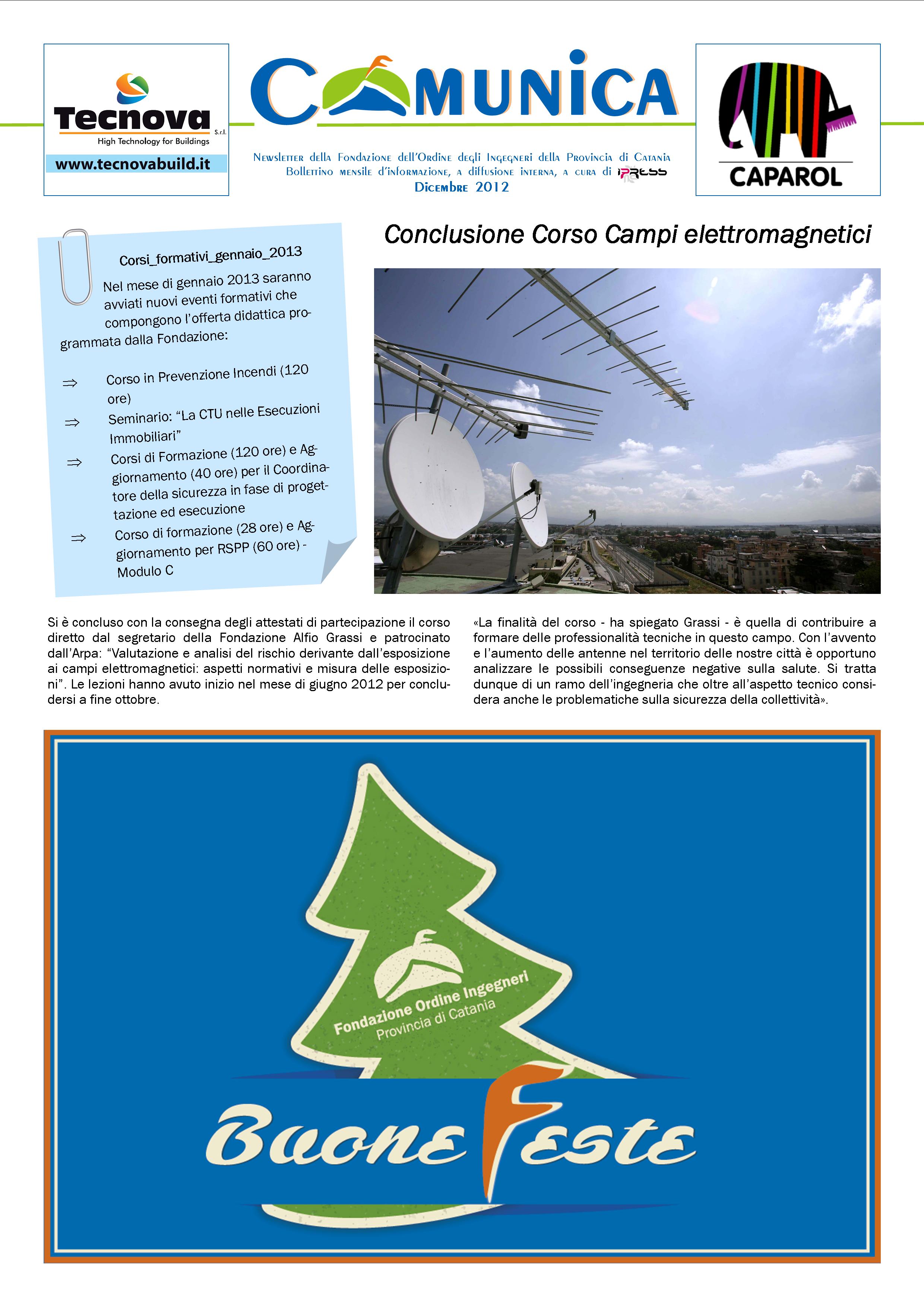 Newsletter dicembre2012