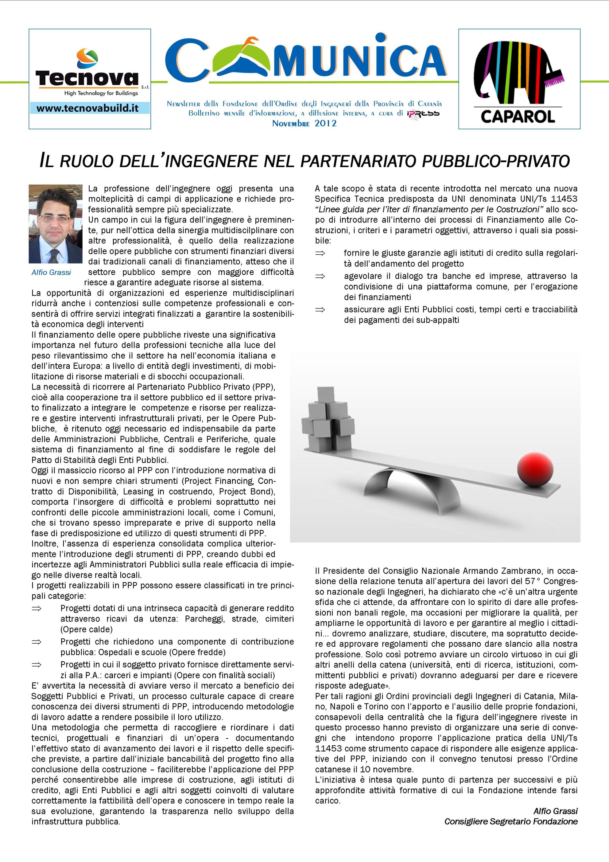 Newsletter novembre2012