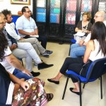 Un momento dell'incontro istituzionale