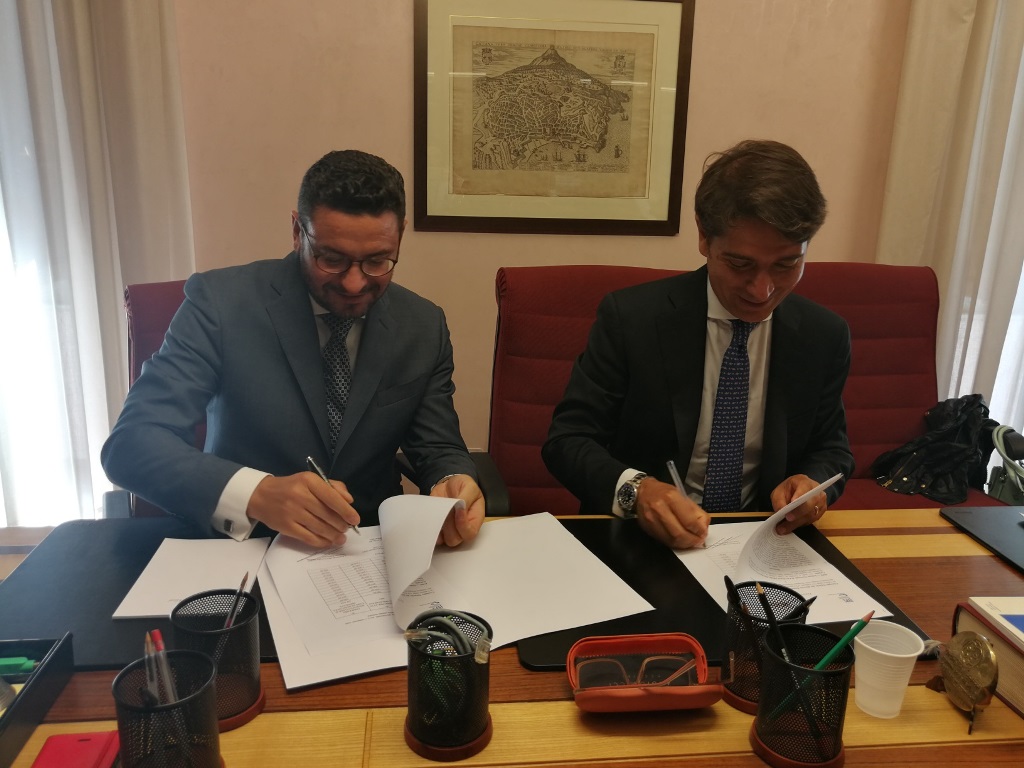 Il direttore Minutoli e il presidente Balestrazzi