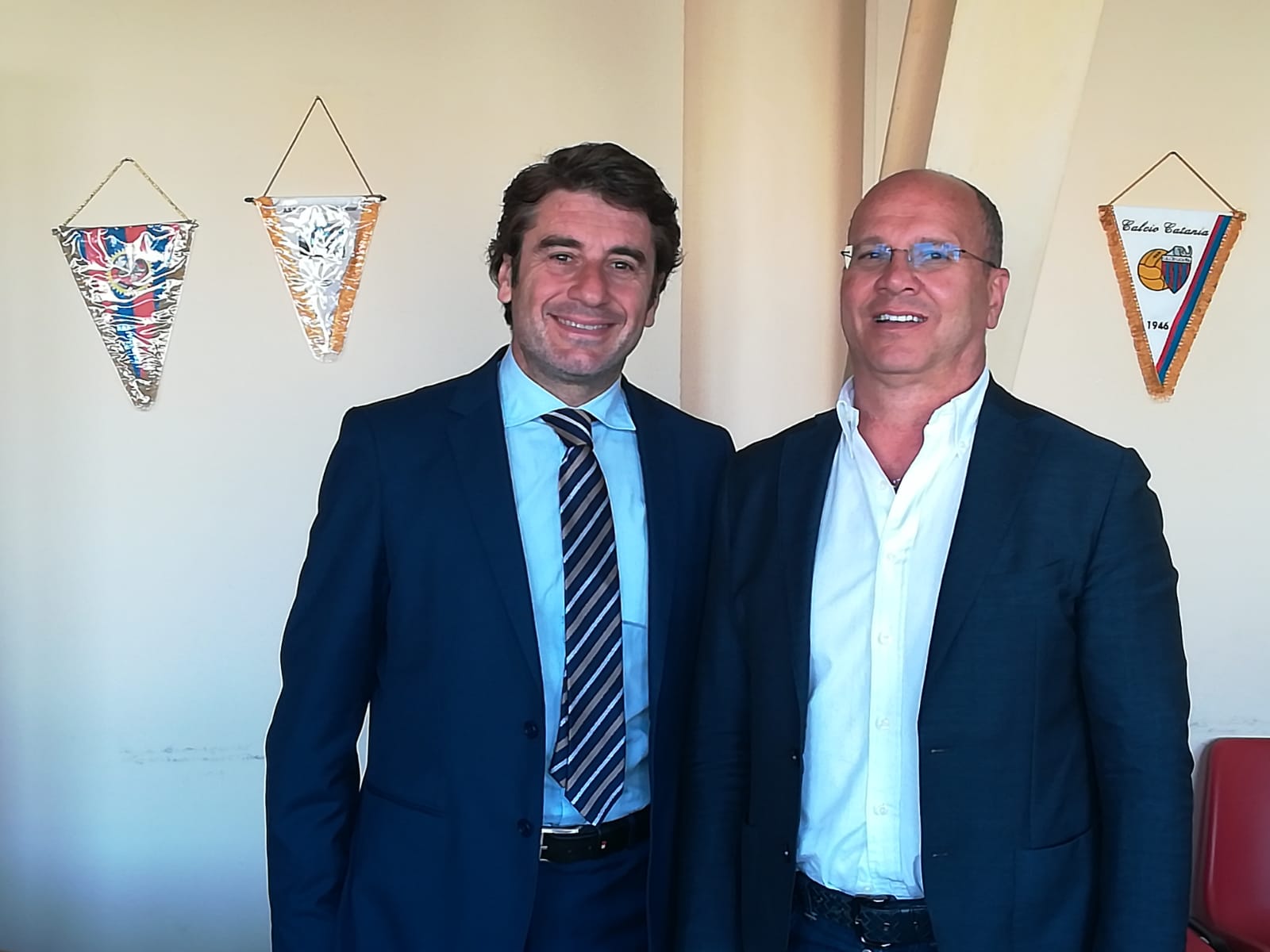 L'assessore Parisi e il presidente Ance Catania Piana