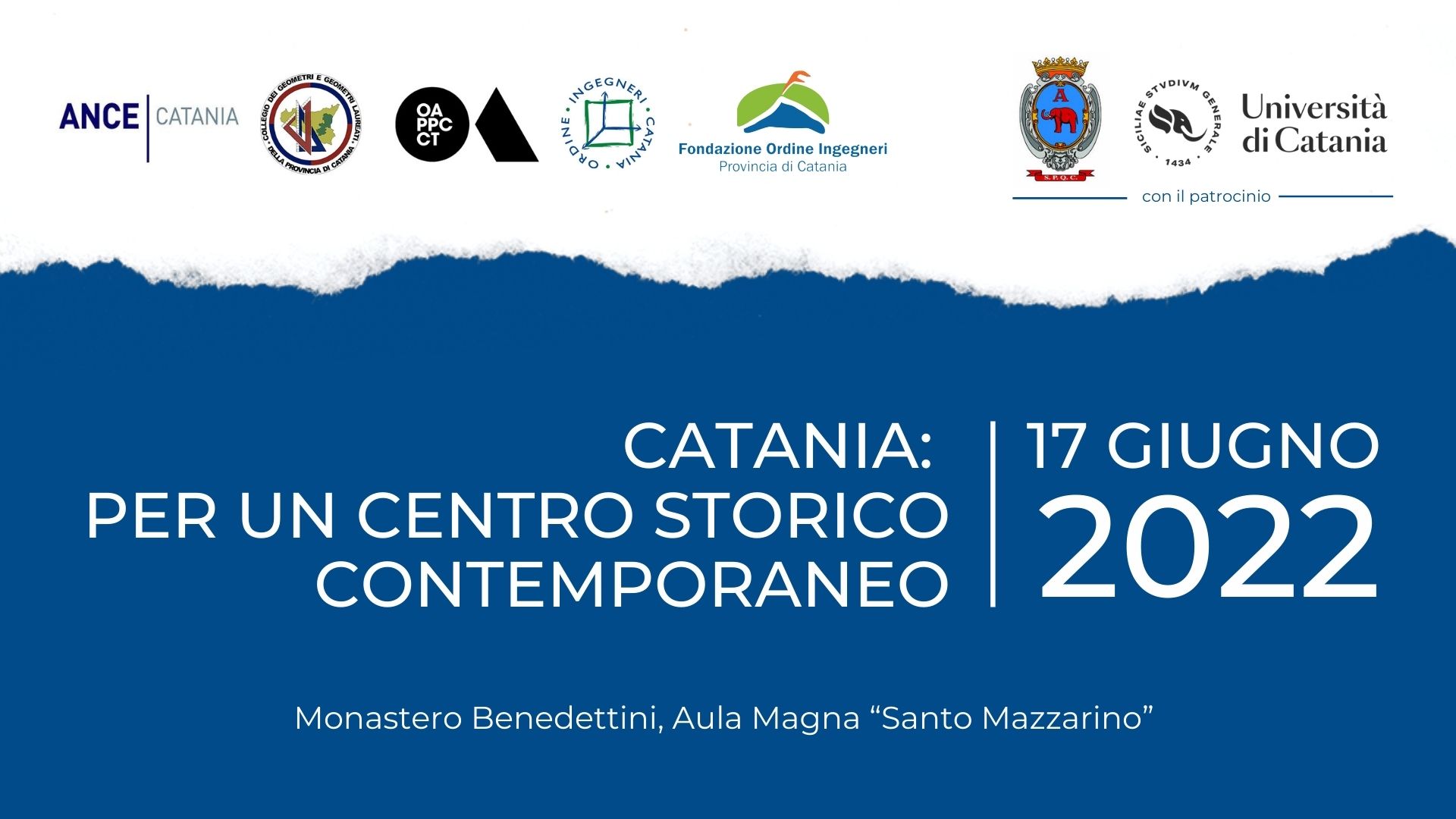 CATANIA PER UN CENTRO STORICO CONTEMPORANEO