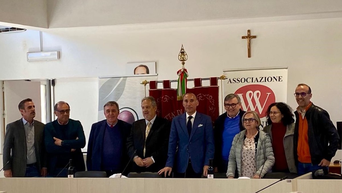 Sigla_Convenzione_da sx Lentinello, Selvaggio, Campo, Gambuzza, Guarrasi, Bongiovanni, Rabito, Scirè, Fronte