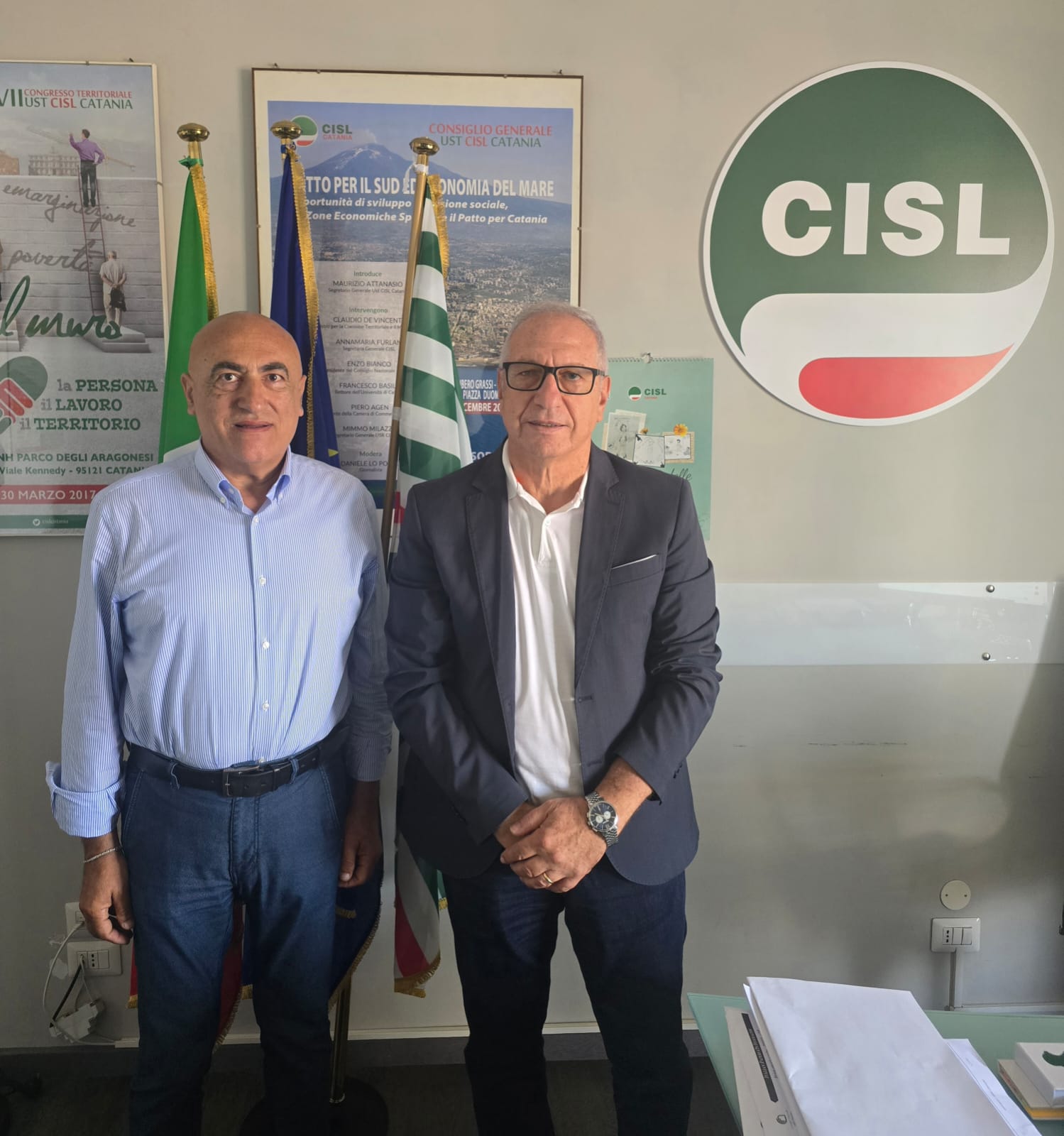 da sx Giacomo Giuliano e Maurizio Attanasio