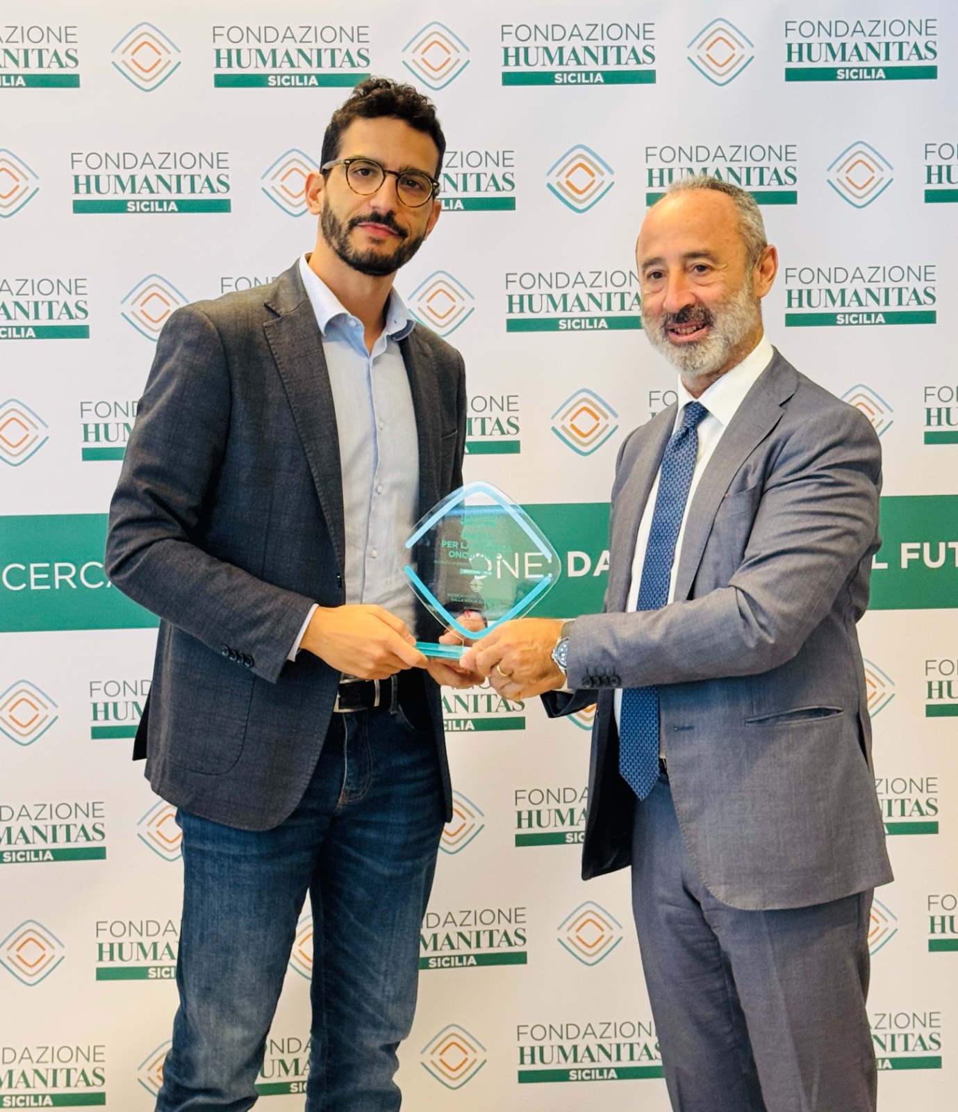 Alessandro Repici Presidente FHS e Valerio Gristina vincitore prima edizione _ph1