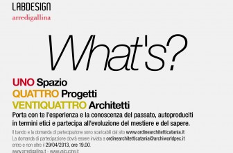 ARCHITETTI, BANDO LABDESIGN