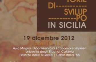SEMINARIO “TRAIETTORIE DI SVILUPPO IN SICILIA”