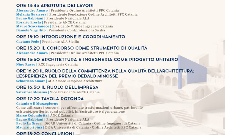 ARCHITETTURA, INGEGNERIA E IMPRESA: LA QUALITÀ AL CENTRO DEL CONVEGNO “PROGETTARE LA CITTÀ”