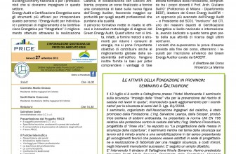 FONDAZIONE INGEGNERI CT – Comunica (settembre 2012)