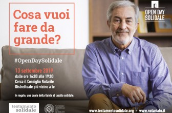 GIORNATA INTERNAZIONALE DEL LASCITO SOLIDALE: “PORTE APERTE” DEI NOTAI PER CONSULENZE GRATUITE