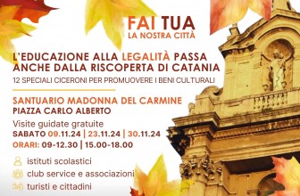 CATANIA, SANTUARIO DELLA MADONNA DEL CARMINE: VISITE GUIDATE GRATUITE CON 12 SPECIALI CICERONI
