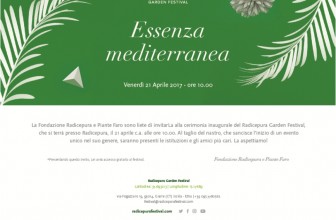 GARDEN FESTIVAL MEDITERRANEO, AL VIA LA PRIMA EDIZIONE