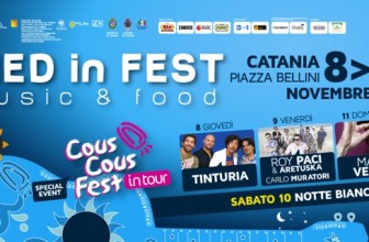 A CATANIA E’ MED IN FEST | 8>11 NOVEMBRE